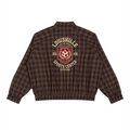 Unisex Plaid Full-Zip Track Jacket