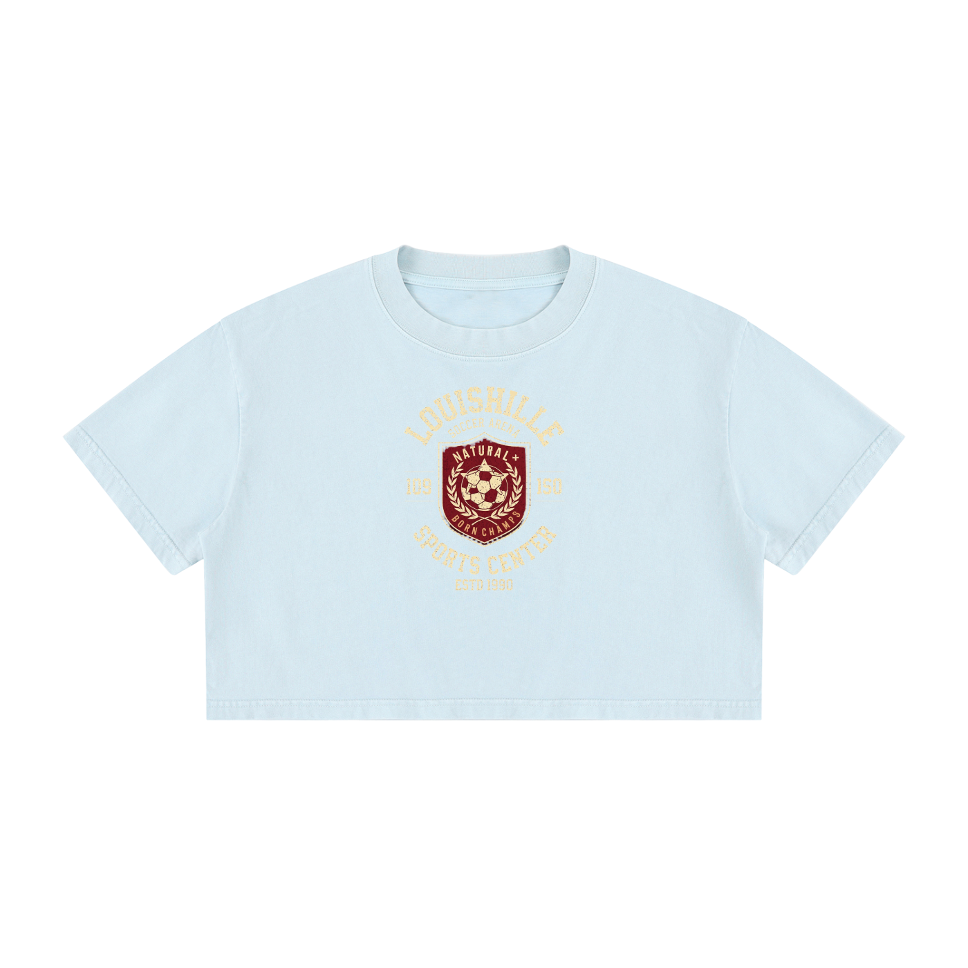 Women's Mineral Wash Cotton Crop T-Shirt