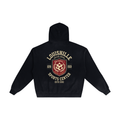 Hand-Frayed Sunfade Zip Hoodie