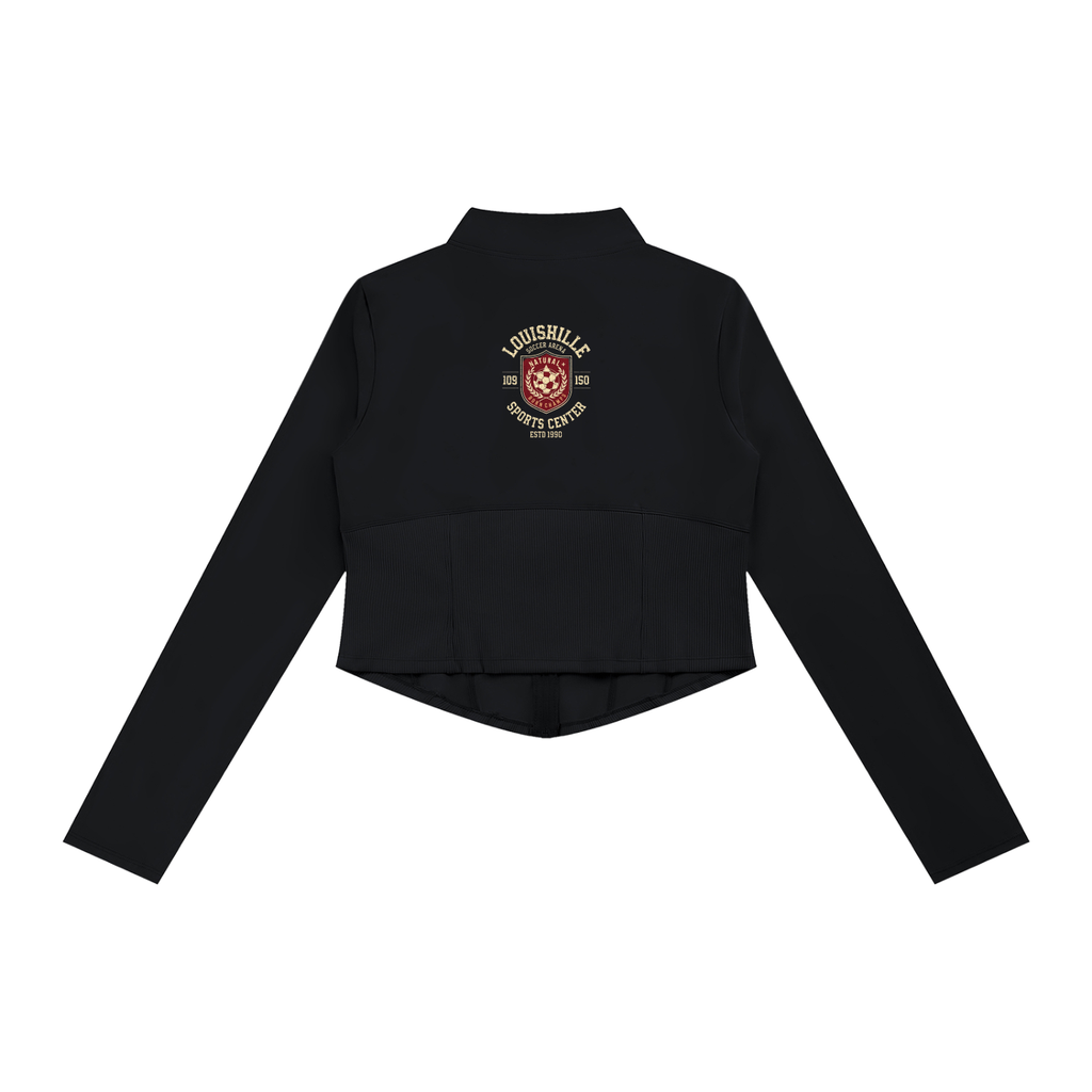 Women's Slim Fit Full-Zip Yoga Jacket