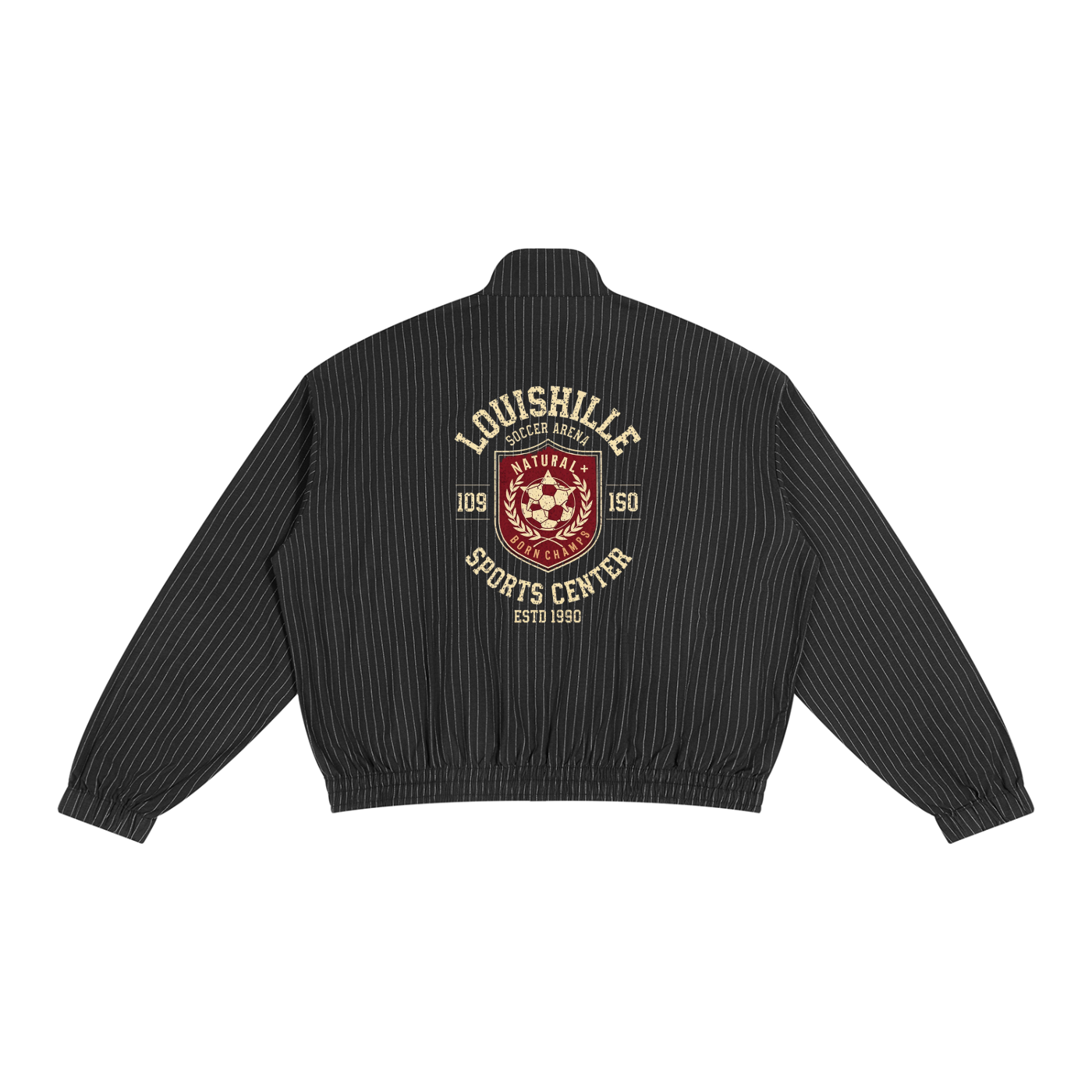 Unisex Striped Full-Zip Track Jacket