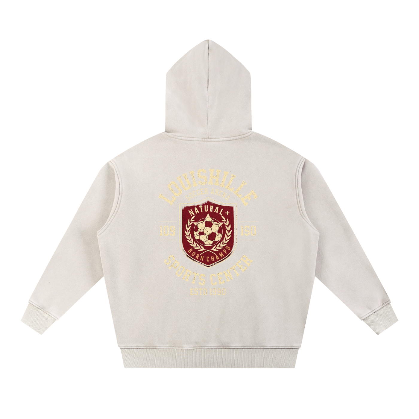 Snow Wash Fleece Oversize Hoodie