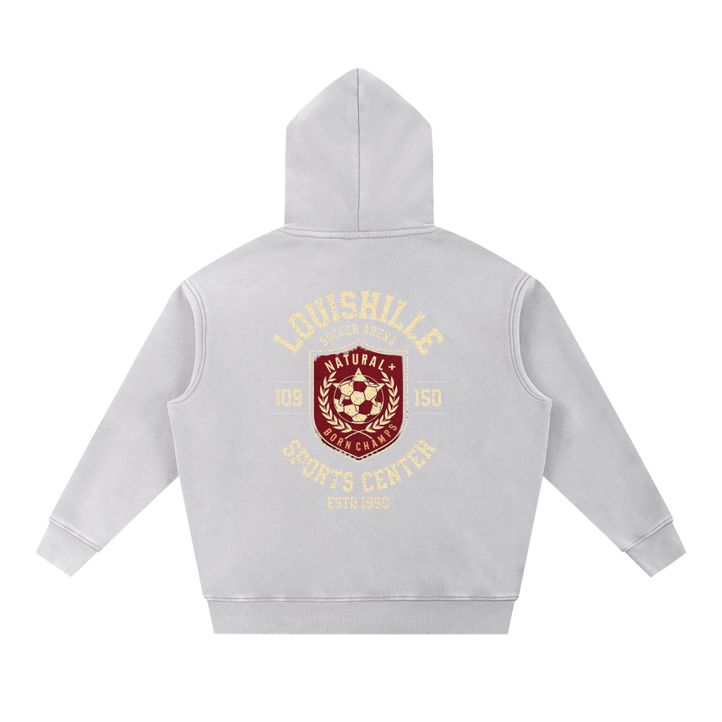 Snow Wash Fleece Oversize Hoodie