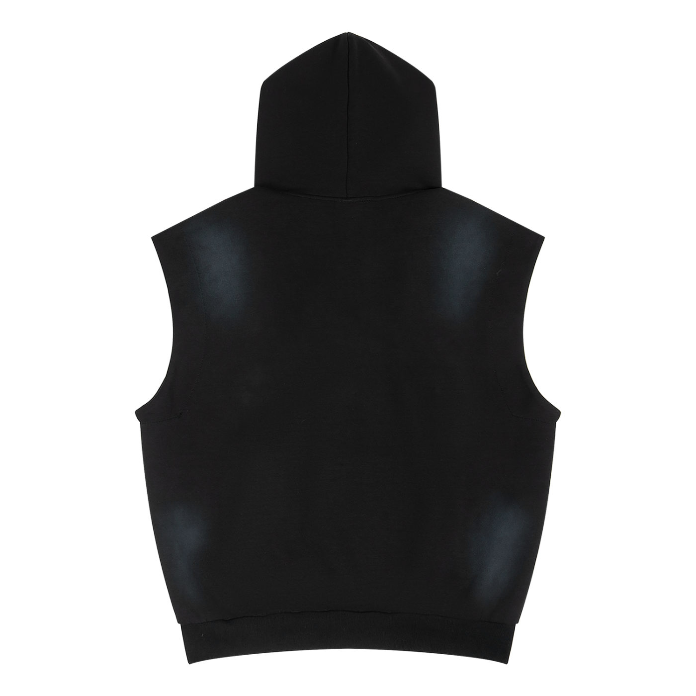 Unisex Vintage Wash Sun Fade Sleeveless Hoodie