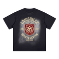 Square Patch Monkey Washed T-Shirt