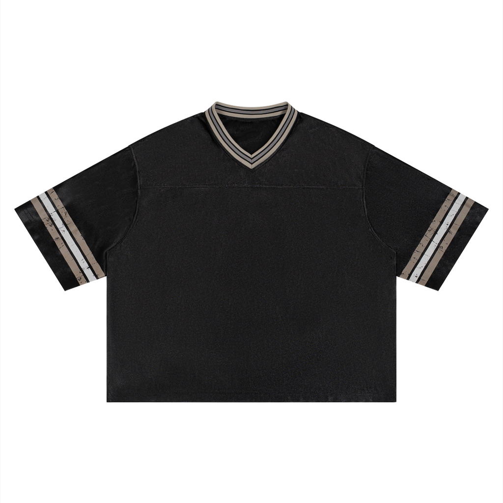 Unisex Boxy Striped Soccer Jersey