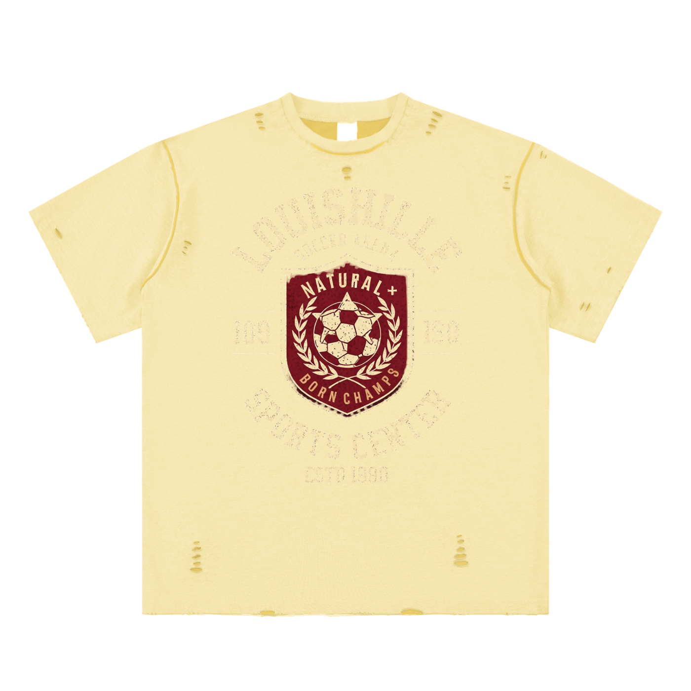 Hand-frayed Reversible T-shirt
