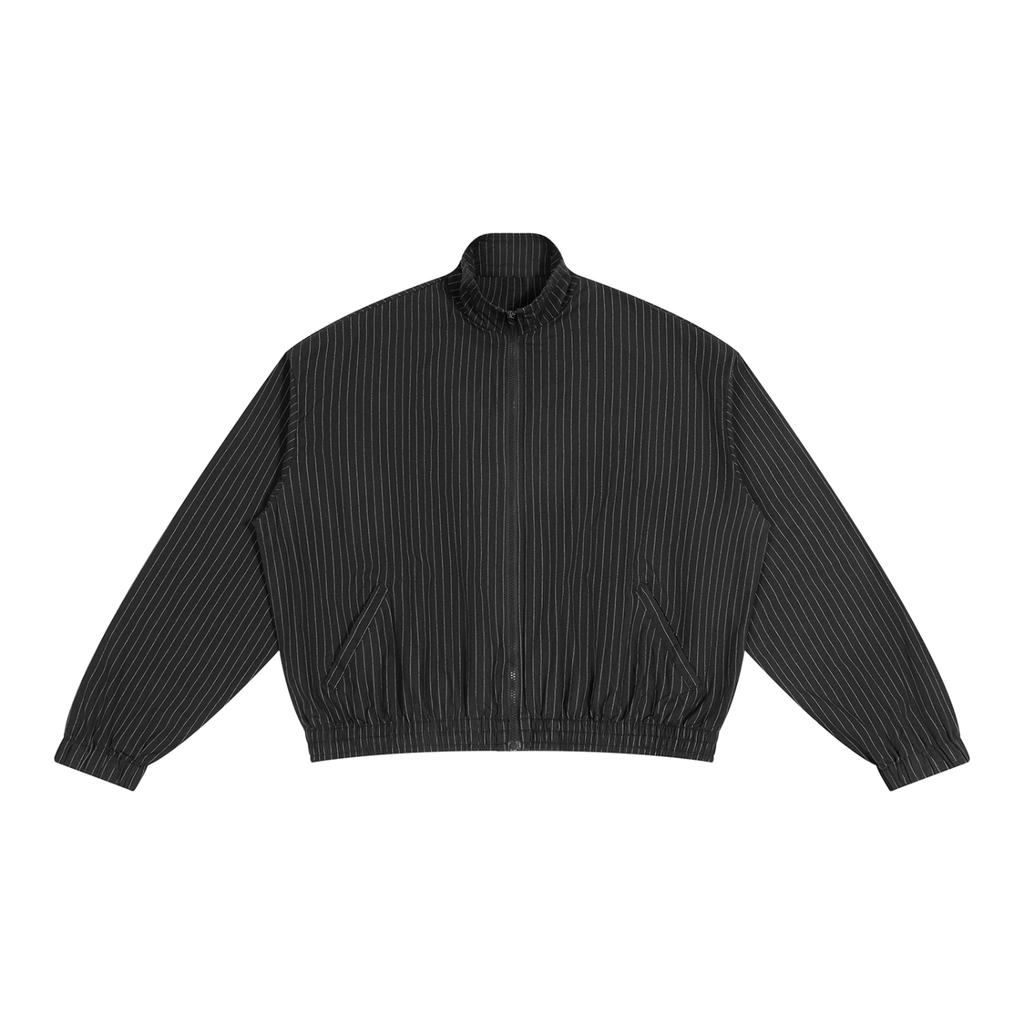 Unisex Striped Full-Zip Track Jacket