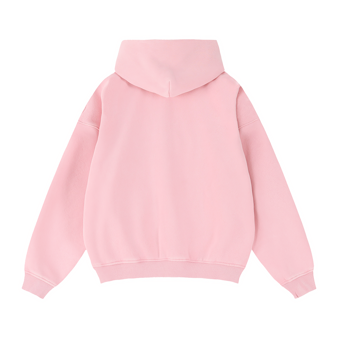 Zip-Through Boxy Fleece Hoodie