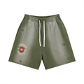 Sun Fade Distressed Shorts