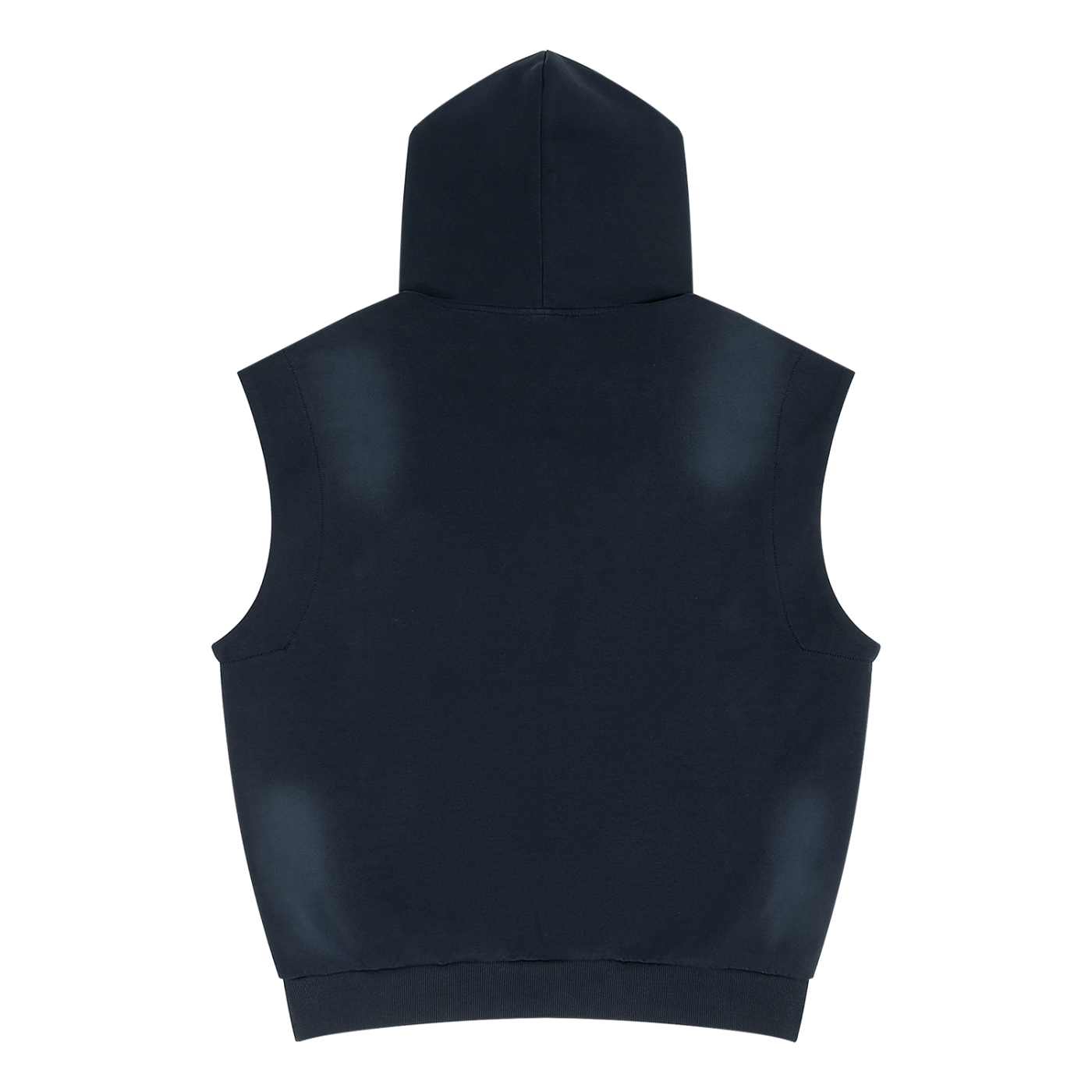 Unisex Vintage Wash Sun Fade Sleeveless Hoodie